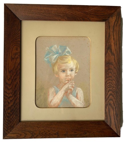 Pastellbild schönem alten - pastellbild,