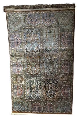 Atlas kaschmir ghom teppich - kaschmir/ghom,