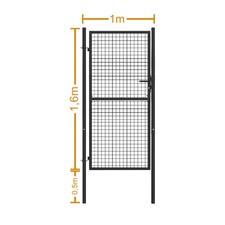 Gartentür Grün Anthrazit