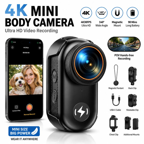 Mini action kamera wlan - 4k,