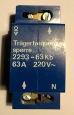 Busch Jäger Netzbus X 10 Timac Trägerfrequenzsperre 2293-63 Kb Gebraucht 