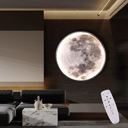 Mond lampe led modern - lampe,led,