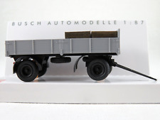 Busch 53321 Lastenanhänger IFA HL 80 (1967) mit Holzkisten 1:87/H0 NEU/OVP