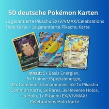 50 Pokemon Karten auf deutsch