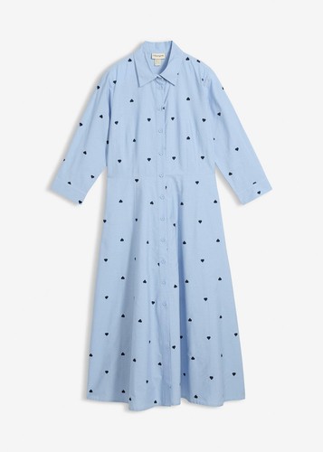 Hemdblusenkleid aus reiner