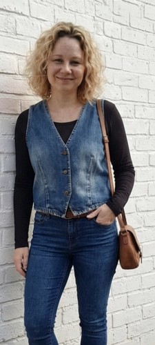 Zara damen jeansweste - zara,