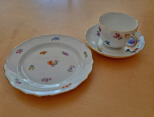Meissen porzellan kaffeetasse - meissen,