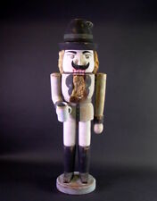 riesiger alter Nussknacker - Trachtler mit HB Bierkrug - Erzgebirge 73 cm