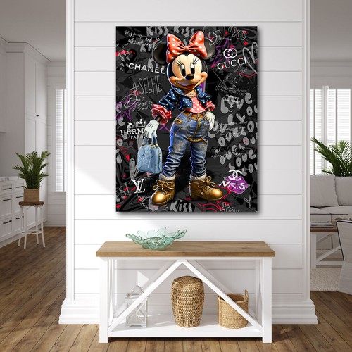 Leinwandbild minnie comic pop - minnie,
