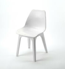 Schalenstuhl Schalensessel GartenstuhlIPAE Eolo weiß Loungesessel Gartenmöbel