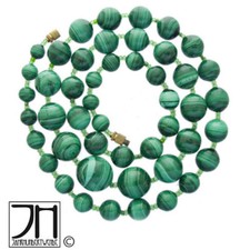 Vintage Malachit Collier Kugel