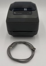 Zebra GX430t Thermodrucker Etiketten Drucker ohne Netzteil LESEN Getestet Label