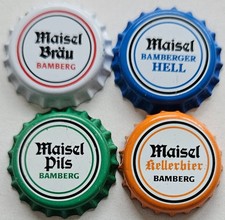 Kronkorken Deutschland - Maisel Bräu Bamberg - 4 versch.