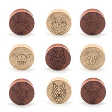 Geometrische Tier Holz