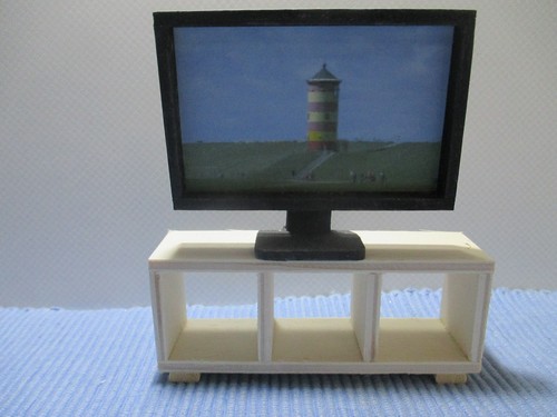 Regal mit fernseher holz - mit,