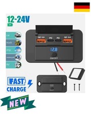 USB C Steckdose 12V/24V Dual
