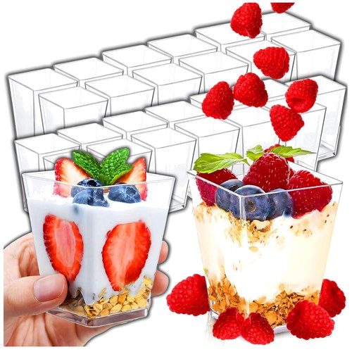 Dessertbecher set kunststoff - set,