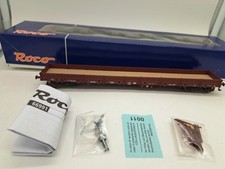 Roco 66990 Carro Pritsche Drehgestelle DB Ag Res Livree Brown Mit Rungenwagen No