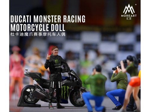 Ducati with driver figure - driver,