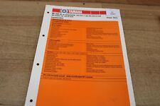 Yamaha RD200DX 1E8 1979 Inspektionsblatt Daten und Füllmengen xz1915