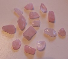 Lot polierte Rosenquarz Steine  ? (V442) Schau Mal ! Kiste dazu ?