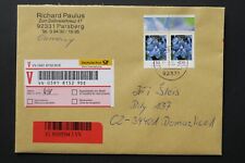 BRD  MiNr 2435 Oberrandpaar  MeF in Tschechei 18.2.2005 exakt portogerecht