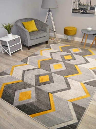 Gold ocker grau - gold, geometrisch