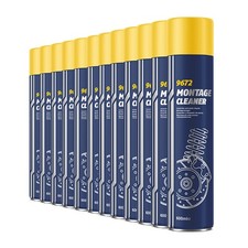 MANNOL 9672 Montage Cleaner Spray, Bremsenreiniger, Universalreiniger, 12x600ml