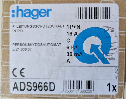 Hager ads966d - hager,