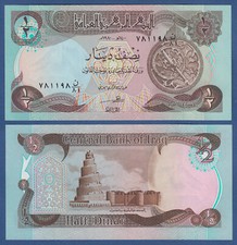 IRAK / IRAQ 1/2 Dinar 1980 UNC