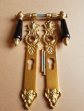 Türbeschlag PZ 72 Langschild Türgriffe Türdrücker Tür Griff Messing PZ72P-S