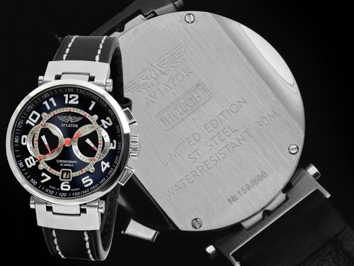 Poljot aviator chronograph - poljot, hi
