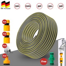 Gartenschlauch 1/2 " Zoll 50m Wasserschlauch Schlauch Grün Wasser W/ Adapters