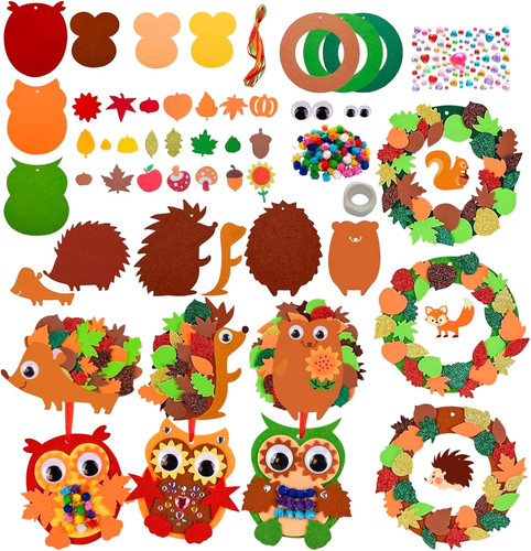 Bastelset herbst für kinder - bastelset,