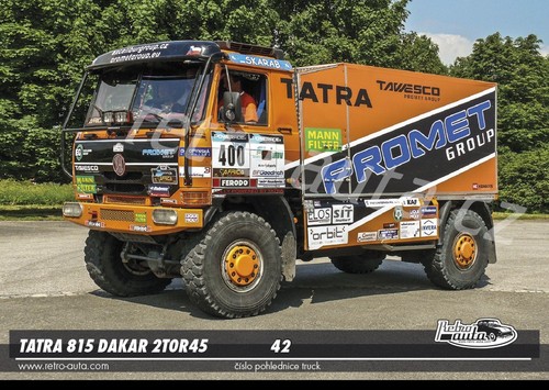Postkarte truck tatra - postkarte,