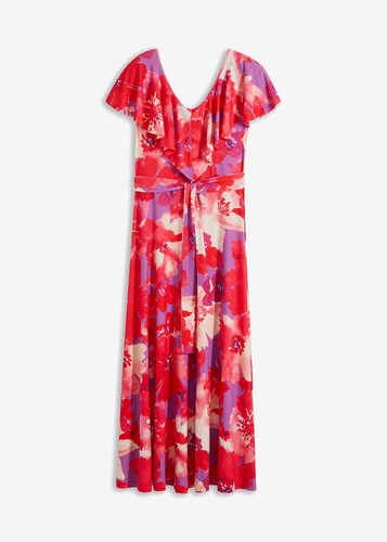 Maxikleid 38 gelb rot - gr.,