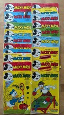 19 Micky Maus Comics  1976 (Walt Disney)  -  19 Hefte - Erstausgaben