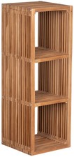 Teakregal 3 Fächer Outdoor