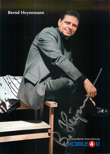 Bernd heynemann autogrammkarte - bernd,
