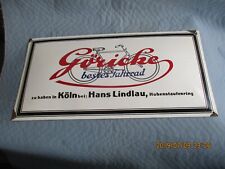 Emaile Schild Gewölbt