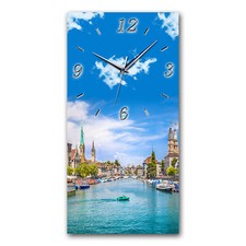 BM Wanduhr leises Uhrwerk Quarzwanduhr XXL lautlos 8104-1 -UHK Schweiz