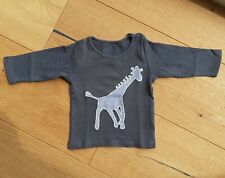 Plui plui Baby Langarmshirt Gr. 62 - Giraffe 