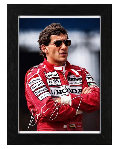 Ayrton senna signed autogramm - ayrton,