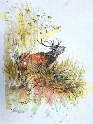 Jagdbild jagdgemälde - jagdbild,,