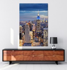 Acrylglas wandbild new york - wandbild,