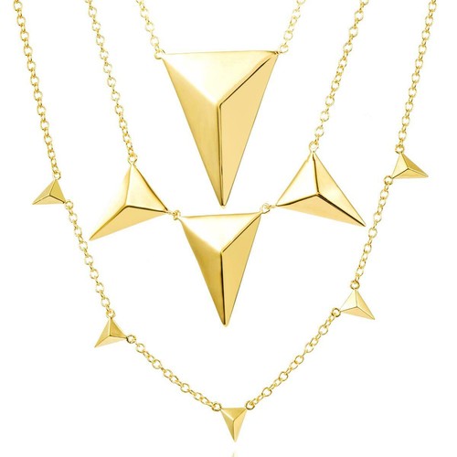 Ladies set chains - ladies, gold