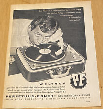# Werbeanzeige/advertisement A5: Perpetuum Ebner Phonokoffer 1967   (WA301)