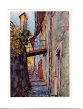 Künstlerkarte aus Gandria bei