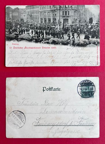 Anlass dresden 1900 - anlass, ak