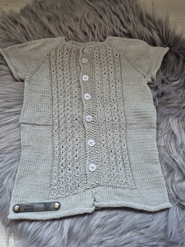 Gestrickter babybody kurzarm - gestrickter,